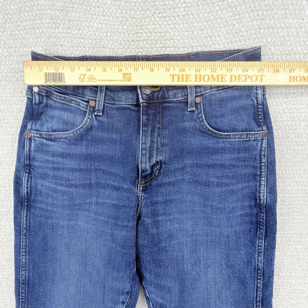 Wrangler Retro Relaxed Boot Jeans Mens 30x34 (30x33) Blue Stretch Western Cowboy